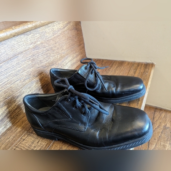 GEOX respira boys black dress shoes Size 36 Approx US 4-4.5 - Picture 5 of 11
